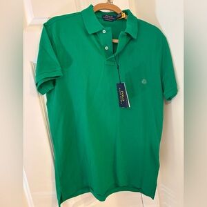 NEW! Polo by Ralph Lauren Men's Polo Shirt in Vibrant Green Medium